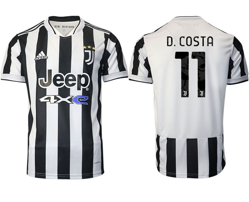 Men 2021-2022 Club Juventus home aaa version white #11 Adidas Soccer Jersey->juventus jersey->Soccer Club Jersey